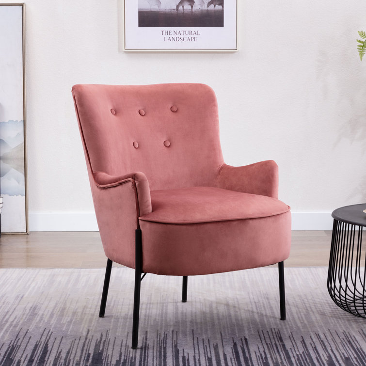 Rose discount pink armchair